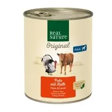 REAL NATURE Adult Pute mit Kalb 6x800 g