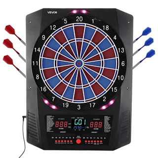 Vevor E Dartboard inkl. 6 Dartschäfte mit Flights & 50 Ersatz-Pfeilspitzen