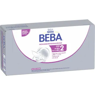 BEBA Frühgeborenennahrung Stufe 2, Spezialnahrung für Frühgeborene und untergewichtige Neugeborene, trinkfertig, 32er Pack (32 x 90ml)