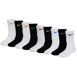 Nike Kids Holiday Socken 9 Paare - White / Black - EU 23 1/2-27