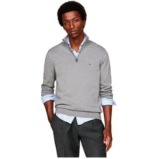 Tommy Hilfiger Mw0mw37331 Halbzippullover - Grey - XL