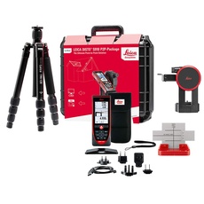 Leica DISTO S910 Paket – ultimatives Laser Entfernungsmesser Set mit Leica FTA 360-S Adapter, TRI 70 Stativ und GZM 3 Zieltafel im Koffer (Innen- und Außenbereich mit 300 m Reichweite), 164 x 61 x 32