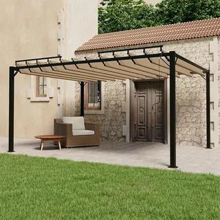 vidaXL Pavillon 3 x 4 m Taupe