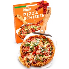 Pizza Mondo® Profi Pizzaschieber NEU - Pizzaheber für Pizzastein u.a. (faltbar) | Pizzaschaufel Premium Qualität - Auch für XXL Pizzen - Der perfekte Pizza Schieber