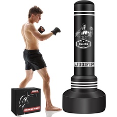 NZQXQJXZ Boxsack Stehend Erwachsene - 180cm Schwerer freistehender Boxing Bag - Sandsäcke aufblasbarer Kick Boxsack für Training MMA Muay Thai