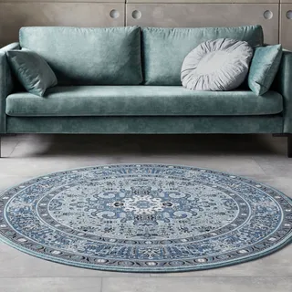 HANSE HOME "Skazar Isfahan" rund 9, mm Höhe Kurzflor, Orient, Teppich, Vintage, Esszimmer, Wohnzimmer, Flur,