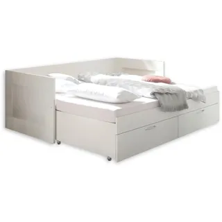 Die Möbelfundgrube Funktionsbett 90 x 200 cm Weiß