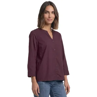 Street One Damen 3/4-Arm Bluse mit Split Neck