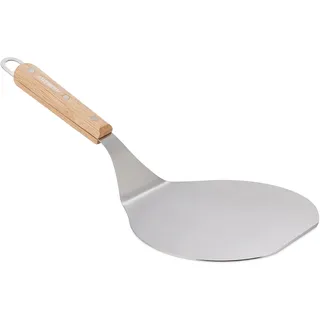 Relaxdays Pizzaschieber Edelstahl 16,5 x 17,5 cm