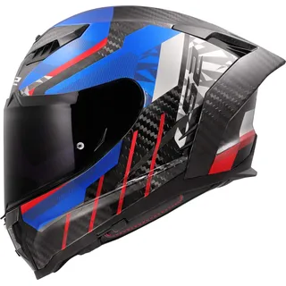 LS2 Dragon Trax Blau/Rot L