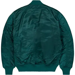 Alpha Industries Bomberjacke ALPHA INDUSTRIES "MA-1 VF 59 Long", Damen, Gr. 3XL, grün (force grün), Obermaterial: 100% Nylon; Futter: 100% Nylon; Füllung: 100% Polyester, Jacken Bomberjacke