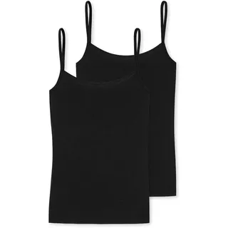 Schiesser Damen 2 Pack Spaghettitop Unterhemd - Modal Essentials