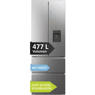 Haier HFR7720DWMP French Door (477 l, 2000 mm hoch, Silber)