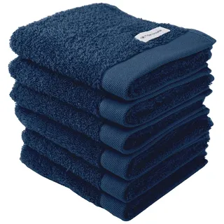Tom Tailor Color Bath Gästehandtuch 30 x 50 cm dark navy 6 St.