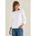 Damen Basic U-Boot Shirt Weiß XXL