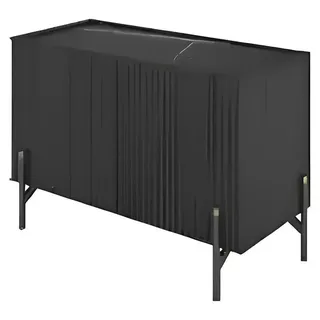 JV moebel Schreibtisch Sideboard Schwarz