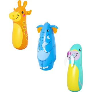 Bestway 52152, Tiere, 3 Jahr(e), Vinyl, Blau, Grau, Gelb