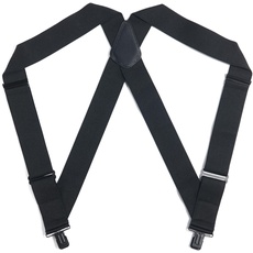 Carhartt Herren Strapse, Rugged Flex Hosenträger, Elastischer seitlicher Clip (schwarz), One Size