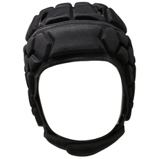 BARNETT Heat PRO Rugby Helm, Spielhelm Profi, Farbe schwarz (XL)