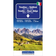 Trentino - Südtirol Nr. 03 Regionalkarte Italien 1:200 000