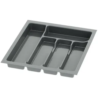 Sossai Besteckeinsatz Kunststoff 38 x 43 cm 5 Fächer