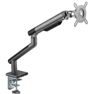 Alterzone Arm One USB Aluminium Monitorarm, 2 x 3.0 USB-Anschlüsse, Space Gray