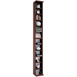 VCM Bigol Standregal 21 x 20 x 180 cm Braun