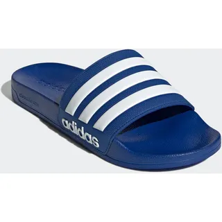 Badesandale ADIDAS SPORTSWEAR "SHOWER ADILETTE", Damen, Gr. 42, blau (royal blau, cloud weiß, royal blau), Synthetik, Schuhe Badesandale, Badelatschen