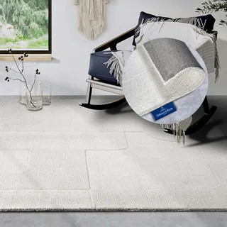 Villeroy & Boch Charlotte Wollteppich 120 x 170 cm Beige