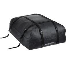 Amazon Basics - Dachgepäckträger-Tasche, Schwarz, 425 l