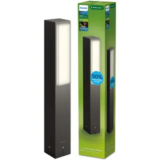 Philips Sockelleuchte Aluminium 42,0 cm inkl. LED 3,8 W anthrazit