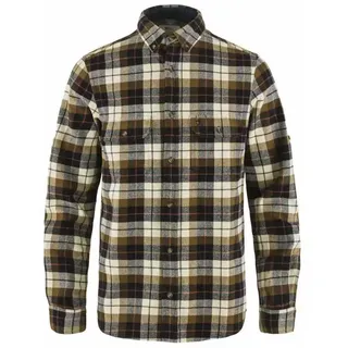 Fjällräven Singi Heavy Flannel Chalk white-dark navy L