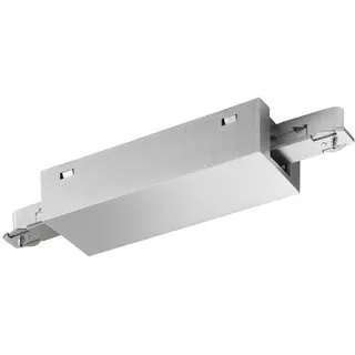 Fischer & Honsel Schienensystem-Einspeiser , Nickelfarben , Metall , 4.5x12 cm , Nur In Filialen Erhältlich