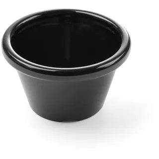 HENDI Auflaufförmchen, schwarz, Auflaufform, Schwarz