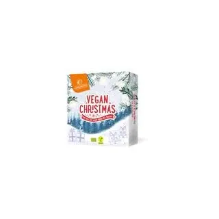 Landgarten Vegan Christmas Adventskalender 2026 mit 24 Bio Schoko-Snacks