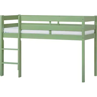 Hoppekids Spielbett »ECO COMFORT, Hochbett, in 2 Einzelbetten teilbar« Höhe 72cm, Farbe & Größe & Matratze, grün