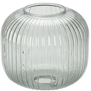 ORION LIGHTSTYLE Buntes Lampenglas Ersatzglas für Tischlampe Tischleuchte Deckenleuchte Ø20cm H18cm Rauch