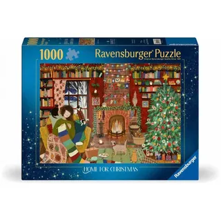 Ravensburger Weihnachtspuzzle 1000 Teile - Besinnliche Weihnachten zu Hause