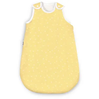 Ehrenkind® Baby Sommerschlafsack Rund | Bio-Baumwolle | Sommer Schlafsack Gr. 74/80 Vanille-Weiße Pusteblume | Schlafsack Baby Schlafsack Kinder