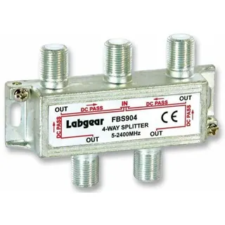 LABGEAR - Kompakter 4-Wege Splitter