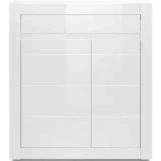 Home Affaire Carat 100 x 112 x 35 cm Weiß / Grau