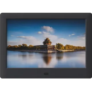 Braun Photo Technik Braun DigiFrame 81 Slim (8 Zoll) Bilderrahmen (1024 x 768 Pixel, 4:3 Seitenverhältnis)
