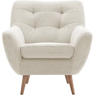 exxpo - sofa fashion Sessel Scandi Polsterstuhl beige