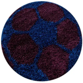 Ayyildiz Kinderteppich Fun Dunkelblau Ø ca. Ø:100cm,