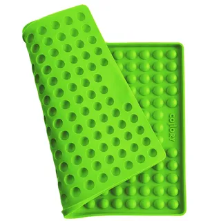 Collory Backmatte Hundekekse für MEDIUM HALBKUGEL (1,5cm Ø) Leckerlis, Silikon Backform, Backunterlage für Backblech, Diätmatte, Hitzebeständig, Lebensmittelecht & Bpa-frei