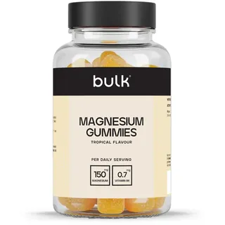 Bulk Magnesium-Fruchtgummis,150mg, Tropical, Knochen- und Energieunterstützung, 60 Fruchtgummis