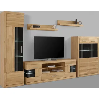 OTTO home Home affaire Wohnwand »Ribe Wohnwand Set-5 St.« 5 Stk. tlg., braun