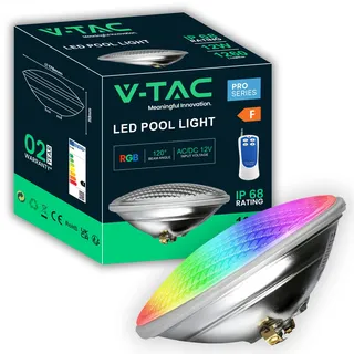 V-Tac LED Poolbeleuchtung Unterwasser 12 W IP68 1260 Lumen Mehrfarbig