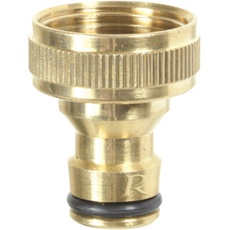 'Ribiland Pra/RLB.4201-Wasserhahn, Messing, 20 x 27 mm (3/4), Gold, 35 x 40 x 40 cm