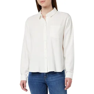 Vero Moda Women's VMJESMILO LS Shirt WVN GA NOOS Bluse, Snow White, S